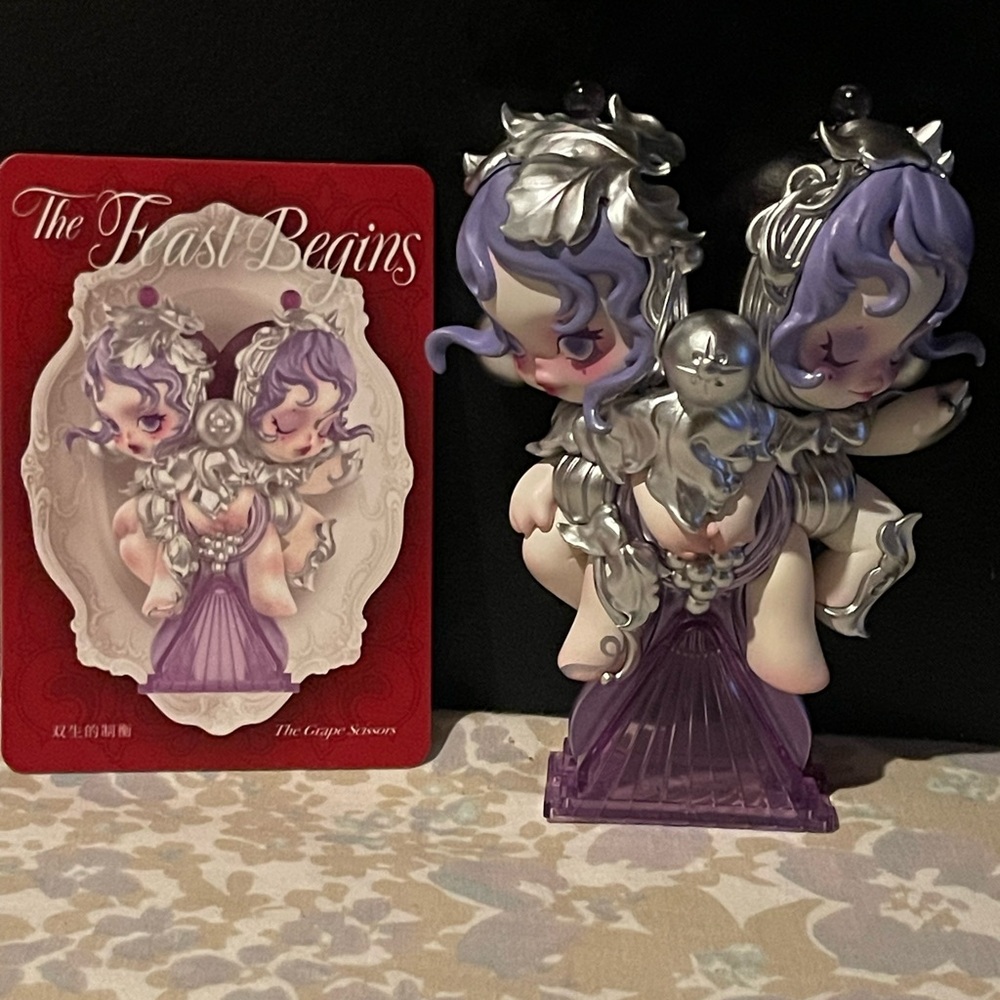 Skullpanda Feast Grape Scissors 🍇 Confirmed Design – Opened Box